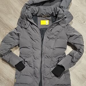 Lole Charcoal Puffer Jacket with Hood